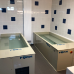 bain froid et chaud centre d'entrainement club de football